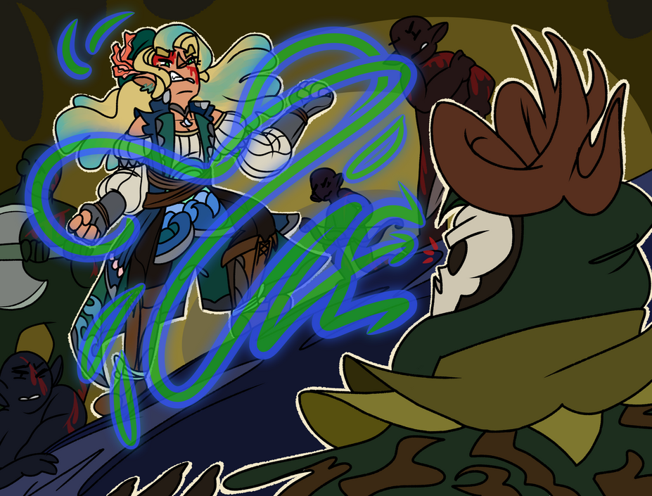 dnd battle dramatized